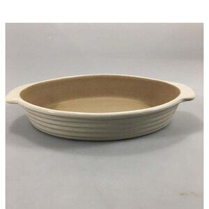 PAMPERED CHEF FAMILY HERITAGE SMALL OVAL STONEWARE BAKER